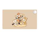 RAKJ-0002 Cute Cartoon Heating Pad Warm Table Pad Office Desk Writing Constant Temperature Heating Mouse Pad, CN Plug, Style: Rabbit Cat Touch - 1