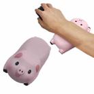 Piggy Office Protection Wrist Memory Foam Hand Rest Slow Rebound Wrist Mouse Pad(pink) - 1