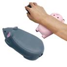 Piggy Office Protection Wrist Memory Foam Hand Rest Slow Rebound Wrist Mouse Pad(Blue) - 1