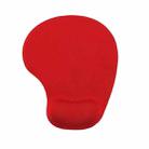 2 PCS Silicone Comfortable Padded Non-Slip Hand Rest Wristband Mouse Pad, Colour: Red - 1