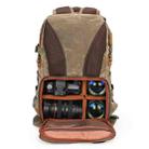 3040 Batik Canvas Shoulder Camera Bag Micro Single Digital Camera Bag(Gray) - 4