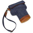 K-809 Shock-Absorbing And Drop-Proof Camera Shoulder Bag SLR Liner Protection Bag(Blue) - 1