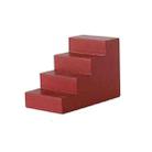 Photography Geometry Props Wooden Ladder Stairs Cube Photo Props Background(Red) - 1