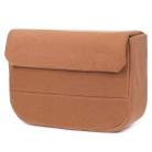 006 SLR Camera Bag Thickened Digital Camera Liner Bag(Brown) - 1