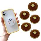 5 PCS Special-Shaped Cartoon Epoxy Retractable Mobile Phone Holder(M121 Muffins Cheese) - 1