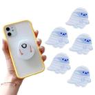 5 PCS Special-Shaped Cartoon Epoxy Retractable Mobile Phone Holder(Bandage Ghost-M17) - 1