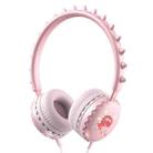 Y18 Cartoon Dinosaur Wired Control Sports Headset with Mic, Cable Length: 1.2m(Pink) - 1