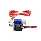 3D V6 Printer Extrusion Head Printer J-Head Hotend With Single Cooling Fan, Specification: Short 1.75 / 0.3mm - 2