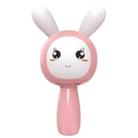 K57 Wireless Children Singing Microphone Sound Baby Puzzle Early Education Toy Story Machine(Pink) - 1