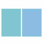 2 PCS Double-Sided Photo Background Paper Thickening Morandi Series Shoot Props(Smog Blue+Lake Green) - 1