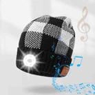M3-BL Bluetooth LED Music Headset Hat Lady Warm Night Lighting Hat(Black Red) - 6