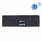 Z3 Wireless Bluetooth Music Sports Headband Binaural Stereo Bluetooth Hat(Dark Gray Boxed) - 1