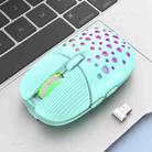 K-Snake BM900 6 Keys 2.4G Wireless Charging Beetle Mouse Glowing Gaming Mouse(Macaron Green) - 1