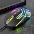 K-Snake X8 6 Keys Wired Luminous Mouse Precise Positioning Gaming Mouse, Cable Length: 1.5m(Black) - 1