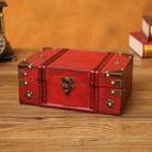 Antique Distressed Cosmetic Storage Box Dressing Table Props For Shooting Scenes，Specification： 6281-01 - 1