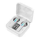 T13 TWS Digital Display Wireless In-Ear Sports Bluetooth Earphones Support Touch Control(White) - 1