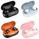TWS-22 Bluetooth 5.0 In-Ear Sports Waterproof Noise Cancelling Touch Control Mini Headphones(Pink) - 2