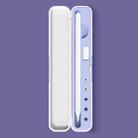 Silicone Stylus Protection Storage Box Box For Apple Pencil 1 / 2 , Specification: 8mm (Clove Purple) - 1