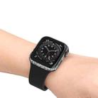 1 PC Watch Full-Inclusive Border Sticker Watch Protective Film For Apple Watch Series 6 & SE & 5 & 4 44mm(Black White) - 4