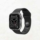 1 PC Watch Full-Inclusive Border Sticker Watch Protective Film For Apple Watch Series 6 & SE & 5 & 4 44mm(Black White) - 7