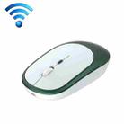 M030 4 Keys 1600DPI Laptop Office Mute Mouse, Style: Wireless (Ink Green) - 1