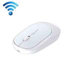 M030 4 Keys 1600DPI Laptop Office Mute Mouse, Style: Wireless (White) - 1