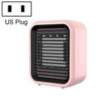 XH-A8 Mini Heater Desktop Portable Household Heating Heater,, Product specifications: US Plug(Pink) - 1