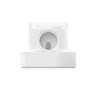2 In 1 Smart Watch Charging Bracket Desktop Silicone Watch Charging Stand For Apple Watch(White) - 1