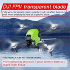 RCSTQ Drone Aircraft Transparent Three-Blade Propeller For DJI FPV(Two Pairs ) - 7