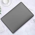 TPU + PC Laptop Protective Case For MacBook Pro 14 inch A2442 2021(Black Side + Matte Transparent Black) - 1
