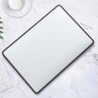 TPU + PC Laptop Protective Case For MacBook Pro 16 inch A2485 2021(Black Side + Matte Transparent Whiter) - 1