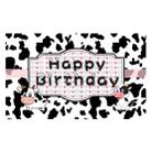 180x110cm Cartoon Cow Theme Birthday Party Decoration Background Cloth Photography Banner(2023SRB134) - 1