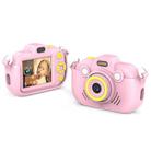 DC502 2.4-Inch 16X Zoom 2.7K Video Recording Children Digital Camera, Color: Pink No Card(US Plug) - 1