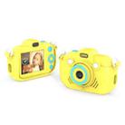 DC502 2.4-Inch 16X Zoom 2.7K Video Recording Children Digital Camera, Color: Yellow No Card(AU Plug) - 1