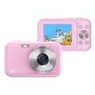 DC406L 2.4-Inch 1080P Mini HD 16X Zoom Digital Camera Home Children Camera US Plug(Pink) - 1