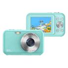 DC406L 2.4-Inch 1080P Mini HD 16X Zoom Digital Camera Home Children Camera UK Plug(Green) - 1