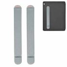 2 PCS Sticky Flannel Stylus Pen Protective Case For Apple Pencil 1(Grey) - 1