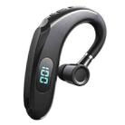 Q20 Bluetooth 5.2 Business Digital Display Sports Earhook Stereo Earphone(Black) - 1