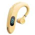 Q20 Bluetooth 5.2 Business Digital Display Sports Earhook Stereo Earphone(Yellow) - 1