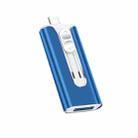 32GB Micro USB + 8 Pin + USB 2.0 3 in 1 Mobile Phone Computer U-Disk(Blue) - 1