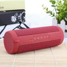 T2 Car Cylindrical Small Speaker with Flashlight Desktop Bluetooth 4.0 Wireless Speaker(Red) - 1