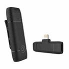 NW-20 Collar Wireless Microphone Live Mobile Phone Noise Reduction Microphone, Specification: 8 Pin(Black) - 1