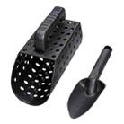 Metal Detector Sand Scoop And Shovel Set Digging Tool(Black) - 1