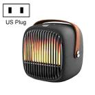 H2 Flame White Noise Desktop Retro Heater Office Home Mini Speed Heater(US Plug) - 1