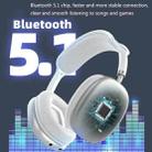 P9 Bluetooth 5.1 Subwoofer Wireless Headset Support AUX / TF Card(Green) - 6