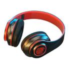 B39 Wireless Bluetooth Headset Subwoofer With Breathing Light Support TF Card(Black Red) - 1