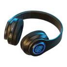 B39 Wireless Bluetooth Headset Subwoofer With Breathing Light Support TF Card(Black) - 1