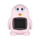 LXEY-6688 PTC Heating Air Heater Household Living Room Bathroom Fast Heating Small Air Heater, CN Plug(Pink) - 1