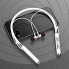 D02 Neck-Mounted Bluetooth Earphone Heavy Bass Sports Running Wireless Headset(White) - 1