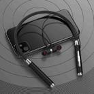 D02 Neck-Mounted Bluetooth Earphone Heavy Bass Sports Running Wireless Headset(Black) - 1